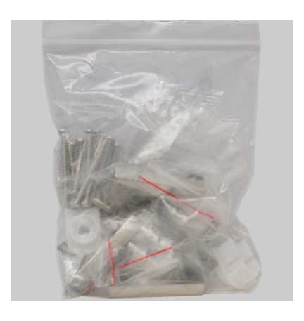 KIT MONTAGGIO PER PORTA A BATTENTE FAST 2.0