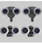 KIT SCORRIMENTO 2+2 PER FAST 2.0 E SIMPLY 2.0