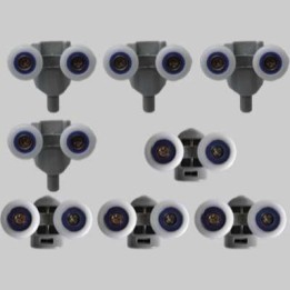 KIT SCORRIMENTO 4 + 4 PER FAST 2.0 E SIMPLY 2.0