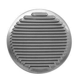 GRIGLIA AERAZIONE ALLUM C/RETE ANTINS D 120 MM