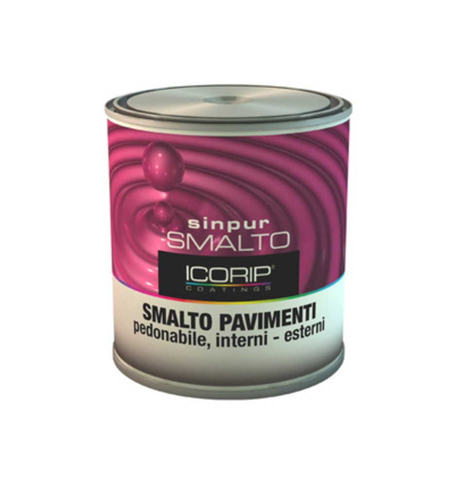 SMALTO SINPUR ROSSO P/PAVIMENTO 0,750 L