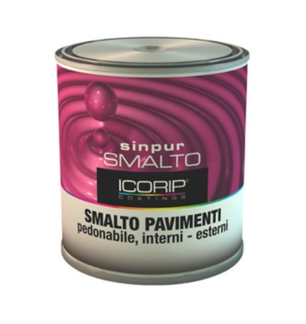 SMALTO SINPUR ROSSO P/PAVIMENTO 0,750 L