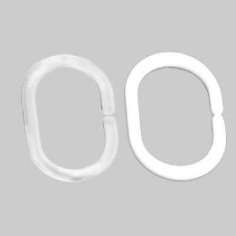 ANELLI PER TENDA DOCCIA - Bianco
