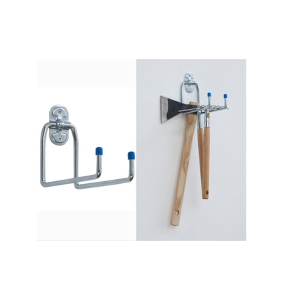 GANCIO ZINCATO 4050 A DOPPIA U 180X50 MM