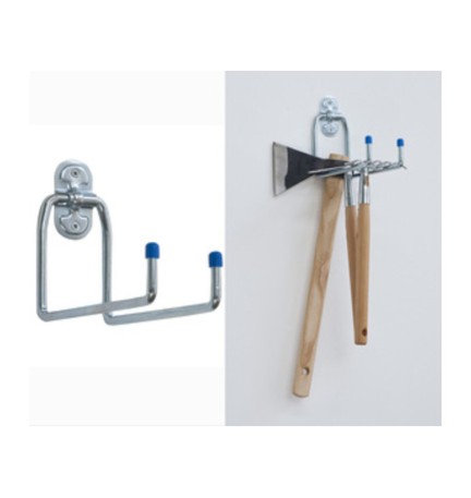 GANCIO ZINCATO 4050 A DOPPIA U 180X50 MM