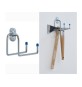GANCIO ZINCATO 4050 A DOPPIA U 180X50 MM