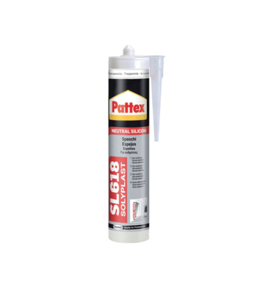 PATTEX SILICONE SPECCHI SL618 TRASPAR 300 ML CART