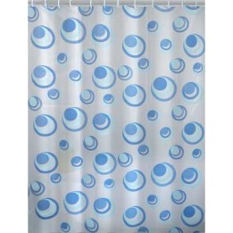 TENDA DOCCIA ORBITA PVC - 120x200 Azzurro