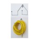 GANCIO ZINCATO 4070 A DOPPIA U 200X250 MM