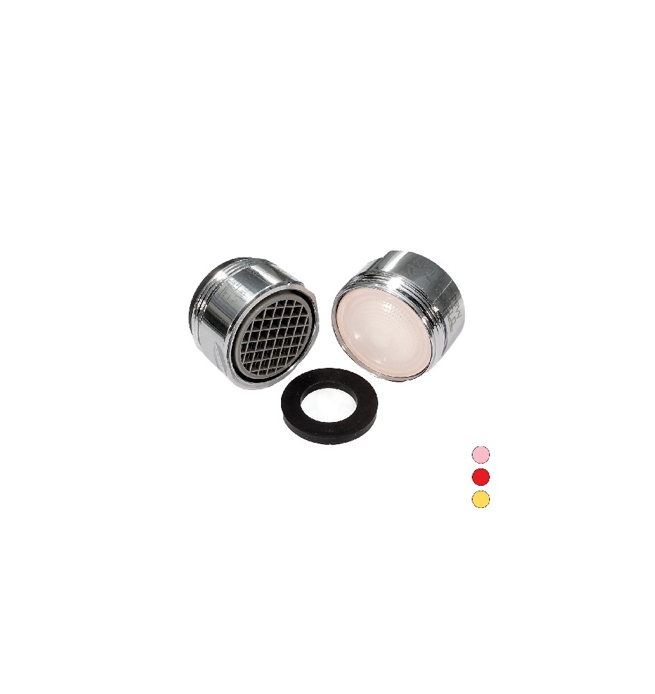 AERATORE ANTICALCARE CONSTANT M 24X1 3,0 l/min - Rosa - R.A.87%