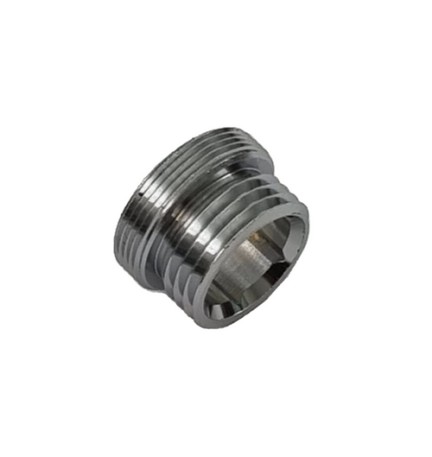 RACCORDO IN OTTONE CROMO M24X1 X M1/2 M24x1 x M1/2