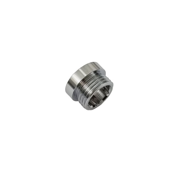RACCORDO IN OTTONE CROMO 22F-1/2M 22x1F - 1/2M