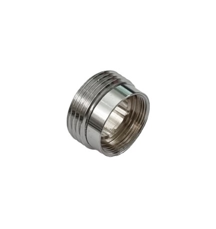 RACCORDO IN OTTONE CROMO 22F - 3/4M 22x1F x 3/4M