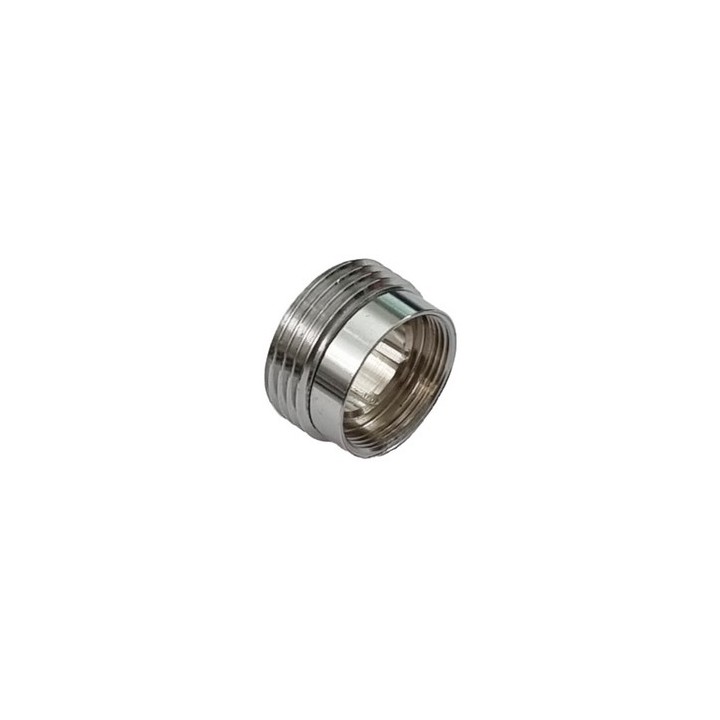 RACCORDO IN OTTONE CROMO 22F - 3/4M 22x1F x 3/4M