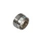 RACCORDO IN OTTONE CROMO 22F - 3/4M 22x1F x 3/4M