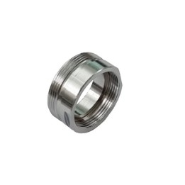 RACCORDO IN OTTONE CROMO 28M-24F 28x1M - 24x1F