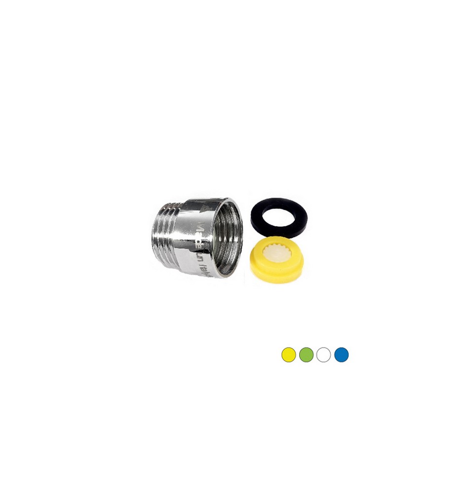 RIDUTTORE DI PORTATA 1/2 MF 8,0 l/min - Bianco - R.A. 66%