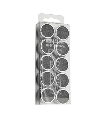 10 PZ AERATORI MASCHIO IN OTTONE PER RUBINETTI 24X1 mm 24 x 1