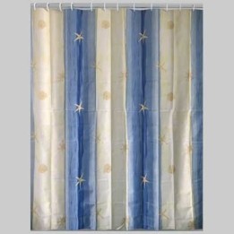 TENDA DOCCIA OLTREMARE TESSUTO - 240x200 Beige/Azzurro