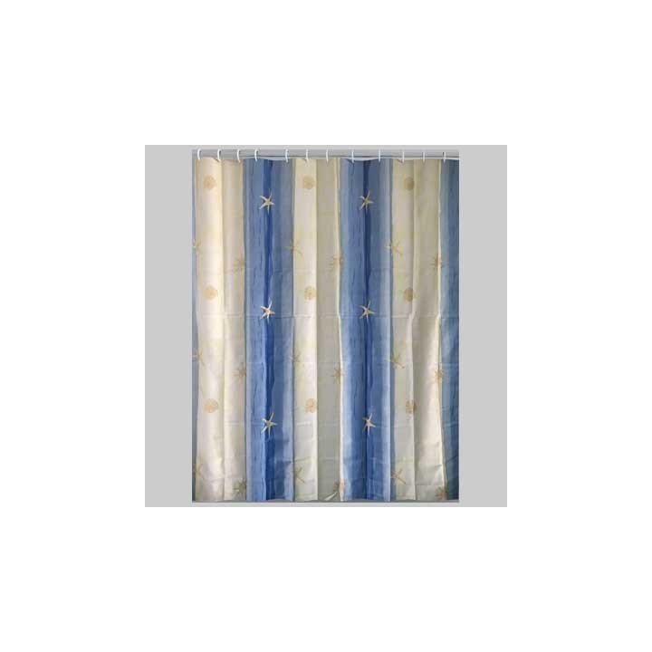 TENDA DOCCIA OLTREMARE TESSUTO - 240x200 Beige/Azzurro
