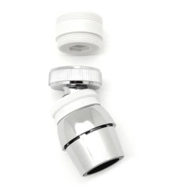 SNODO AERATORE CROMATO Bianco-Cromo