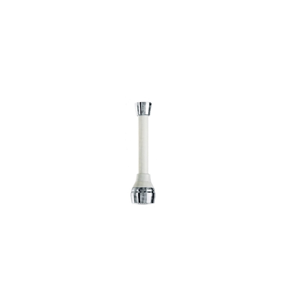 CANNUCCIA FIL. F 22X1 DOCCETTA AERATORE Bianco-Cromo