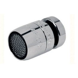 AERATORE IN OTTONE CROMATO FF.C/SNODO F 22/1