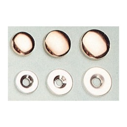 SC BORCHIA COPRIVITE OTTONE LUCIDO 18 MM DA 10 PZ