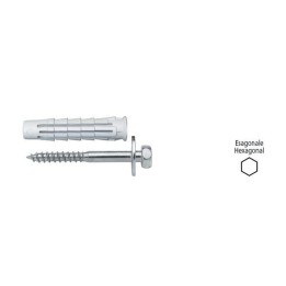 SC ELEMATIC TASSELLO T6 VTE R 10X50 C/VITE 10 PZ