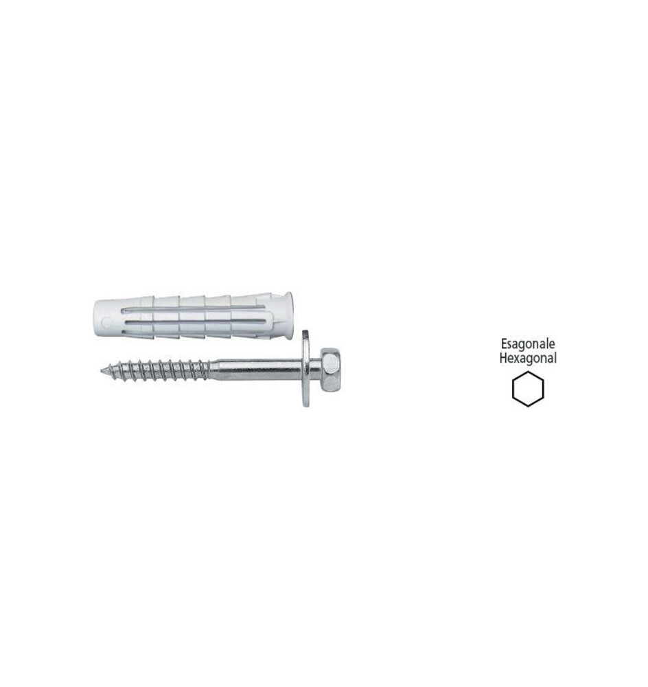 SC ELEMATIC TASSELLO T6 VTE R 10X50 C/VITE 10 PZ