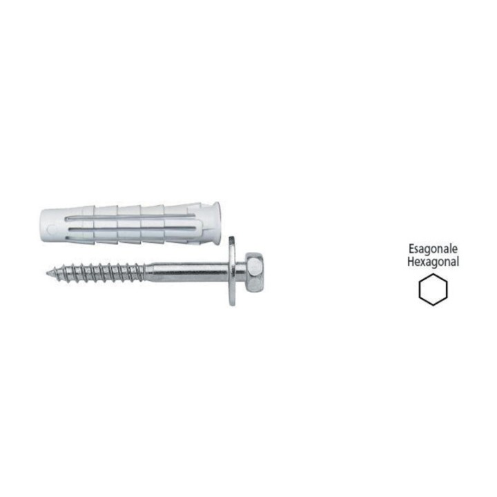 SC ELEMATIC TASSELLO T6 VTE R 10X50 C/VITE 10 PZ