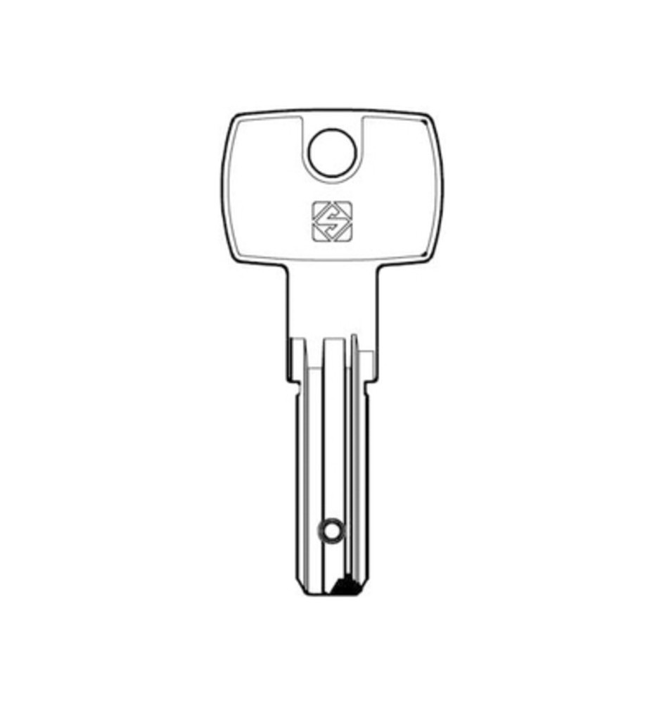 SILCA DM139 CHIAVE PUNZONATA NICHEL