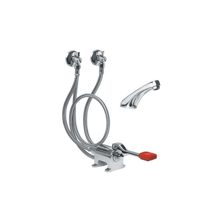 KIT MISCELATORE MONOPEDALE ESTERNO A PAVIMENTO -
