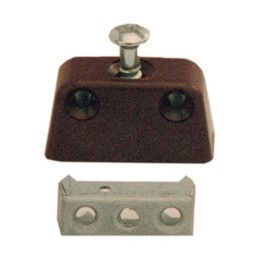 SC GIUNZIONE TRAPEZOIDALE MARRONE C/VITI 4 PZ