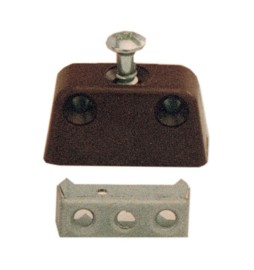 SC GIUNZIONE TRAPEZOIDALE MARRONE C/VITI 4 PZ