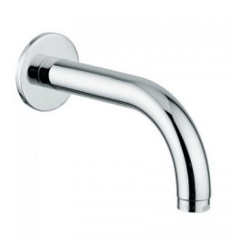 BOCCA DI EROGAZIONE MINIMALE FISSA A PARETE 1/2 L. 16 cm