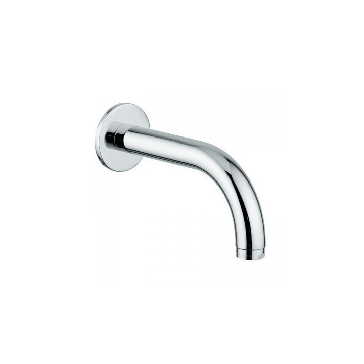 BOCCA DI EROGAZIONE MINIMALE FISSA A PARETE 1/2 L. 16 cm