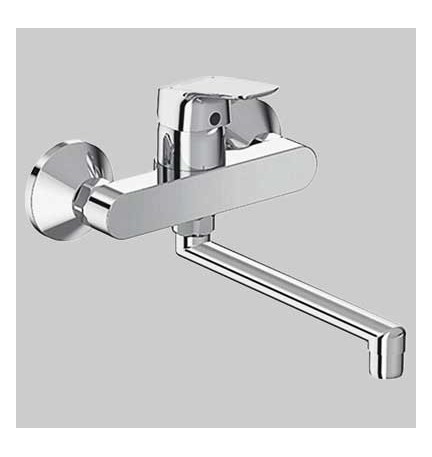 MONOCOMANDO LAVELLO A PARETE BASE - Cromo