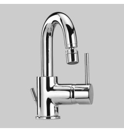 MONOCOMANDO BIDET BOCCA ORIENTABILE DISCO - Cromo