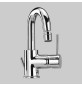 MONOCOMANDO BIDET BOCCA ORIENTABILE DISCO - Cromo