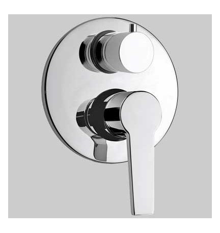 MONOCOMANDO DOCCIA INCASSO CON DEVIATORE LE MANS - Cromo