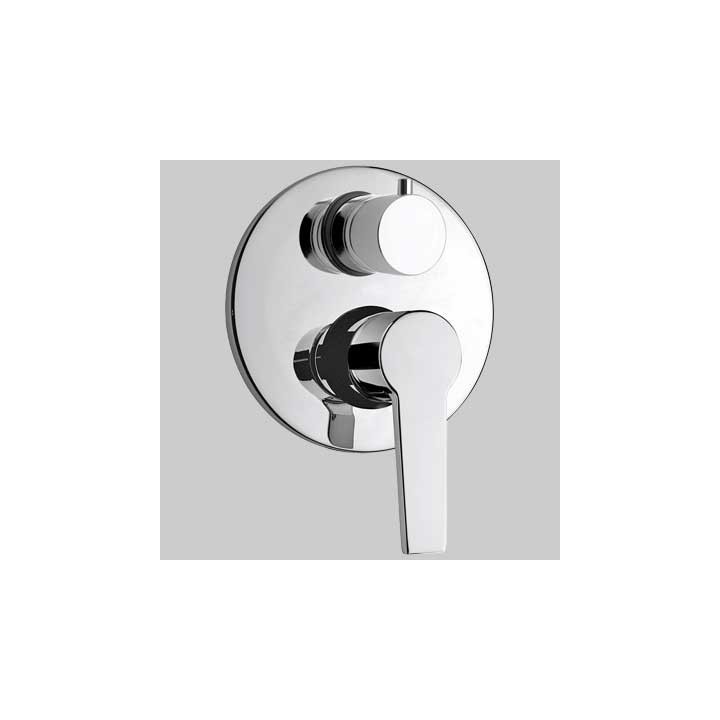 MONOCOMANDO DOCCIA INCASSO CON DEVIATORE LE MANS - Cromo