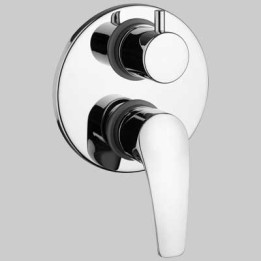 MONOCOMANDO DOCCIA INCASSO CON DEVIATORE BERRY 2 - Cromo