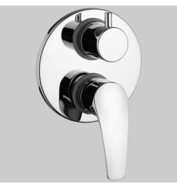 MONOCOMANDO DOCCIA INCASSO CON DEVIATORE BERRY 2 - Cromo