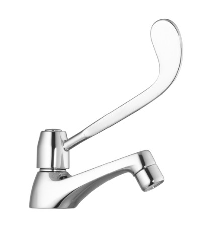 RUBINETTO COLLO CIGNO A LEVA CLINICA Cromo