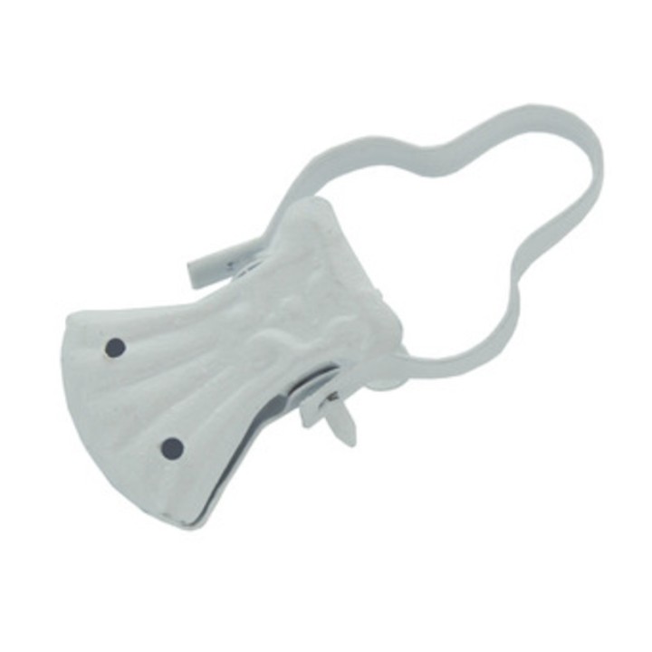 SC PINZA P/TENDE C/ARCO LACCATO BIANCO 10 PZ