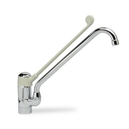 MISCELATORE LAVELLO CON LEVA CLINICA Cromo