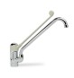 MISCELATORE LAVELLO CON LEVA CLINICA Cromo