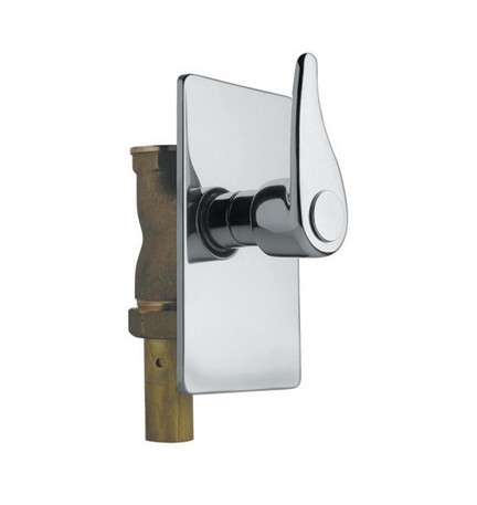 PASSO RAPIDO PER WC CON PIASTRA QUADRA 3/4"