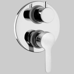 MONOCOMANDO DOCCIA INCASSO CON DEVIATORE - Cromo
